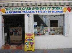 Horario de apertura The Irish Card and Party Store, Fuengirola