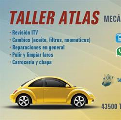 Horario de apertura Taller Atlas, Tortosa