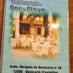 Horario de apertura Restaurante BAR PLAYA, Benicarló
