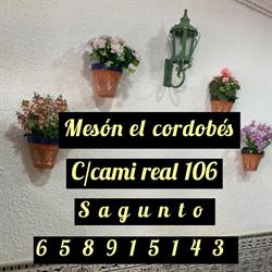 Horario de apertura Meson el cordobés, Sagunto