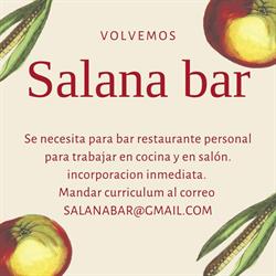 Horario de apertura Salana Bar, Elche