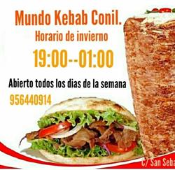 Horario de apertura Mundo Kebab Conil y comida para llevar, Conil de la Frontera