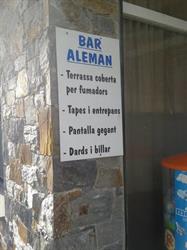 Horario de apertura Bar aleman, Olot