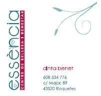 Horario de apertura Essència (Centre de bellesa i benestar), Roquetes