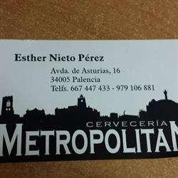 Horario de apertura Cerveceria Metropolitan, Palencia