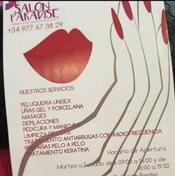 Horario de apertura Peluqueria Unisex Paradise, Calafell