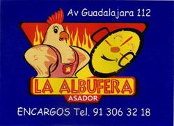 La Albufera. Asador de pollos, comidas para llevar. Cochinillos y corderos por encargo. en Madrid (San Blas-Canillejas) - Horario de apertura