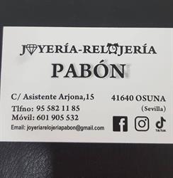 Horario de apertura Joyería - Relojería Pabón, Osuna