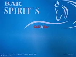 Horario de apertura Bar Spirit's, Valencia