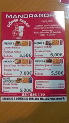 Horario de apertura Mandragora doner kebap, A Coruña