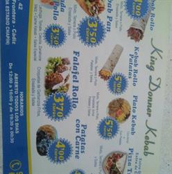 Horario de apertura King Donner Kebab, Jerez de la Frontera