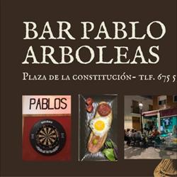 Horario de apertura Bar Pablo, Arboleas