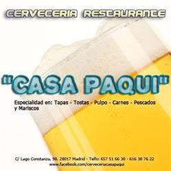 Horario de apertura Casa Paqui, Madrid