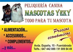 Horario de apertura Mascotas Yeky, Madrid