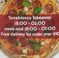Horario de apertura Torreblanca Takeaway, Fuengirola