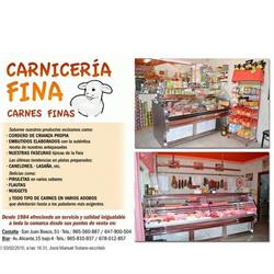 Horario de apertura Carnicería Fina, Castalla