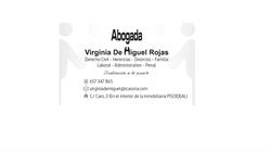Horario de apertura Abogada Virginia De Miguel Rojas., Soria