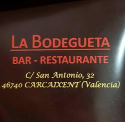 Horario de apertura La Bodegueta, Carcaixent