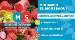 Horario de apertura Supermercat Sara, Reus