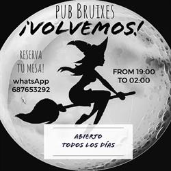 Horario de apertura Pub Bruixes, Eivissa