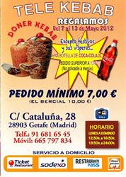 Horario de apertura Kebab a Domicilio, Getafe