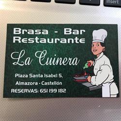 Horario de apertura Restaurante La Cuinera, Almassora