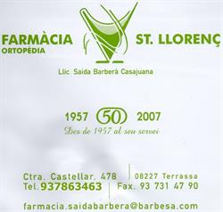 Horario de apertura Farmacias, Terrassa