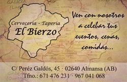 Horario de apertura Taperia-Cerveceria El Bierzo, Almansa