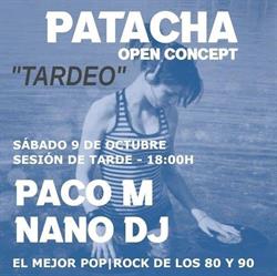 Horario de apertura Patacha Open Concept, Novelda