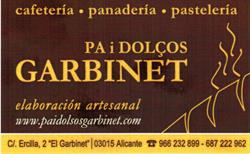 Horario de apertura Pa i Dolços Garbinet, Alicante
