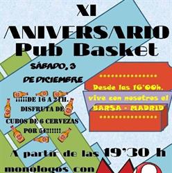Horario de apertura Pub Basket, Gallur