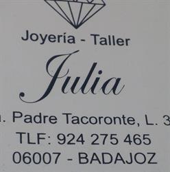 Horario de apertura Joyeria Taller Julia, Badajoz