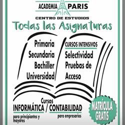 Horario de apertura Academia Paris, Huelva