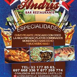 Bar Restaurante Andris en Barcelona (Eixample) - Horario de apertura