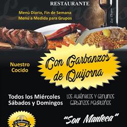 Horario de apertura Restaurante Los Chopos, Quijorna