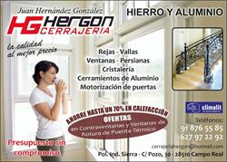 Horario de apertura Hergon, Campo Real