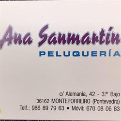 Horario de apertura Peluqueria Ana Sanmartin, Pontevedra