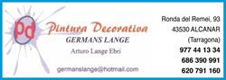 Horario de apertura Germans Lange pintura & decoració, Alcanar