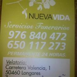 Horario de apertura Funeraria nuevavida, Longares