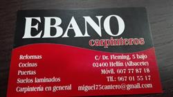 Horario de apertura EBANO Carpinteros, Hellín