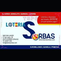 Horario de apertura CAFE BAR SAN javier y www.loteriasorbas.com, Sorbas