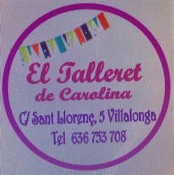 Horario de apertura El talleret de Carolina, Villalonga