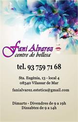 Horario de apertura Fani Alvarez, Vilassar de Mar