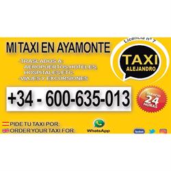 Horario de apertura Taxis Ayamonte Alejandro, 