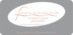 Horario de apertura Felicia García de Paredes. PROCURADORES EXTREMADURA, Don Benito