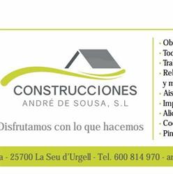 Horario de apertura Construcciones Andre De Sousa, S.L., La Seu d'Urgell