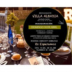 Horario de apertura Restaurante Villa Albadia, Talamanca del Jarama