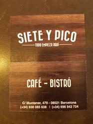 Siete y Pico en Barcelona (Sarrià-Sant Gervasi) - Horario de apertura
