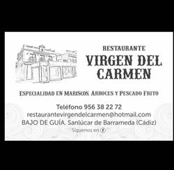 Horario de apertura Restaurante Virgen Del Carmen, Sanlúcar de Barrameda
