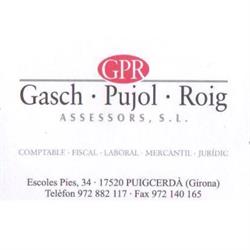 Horario de apertura Gasch & Pujol & Roig Assessors,SL, Puigcerdà